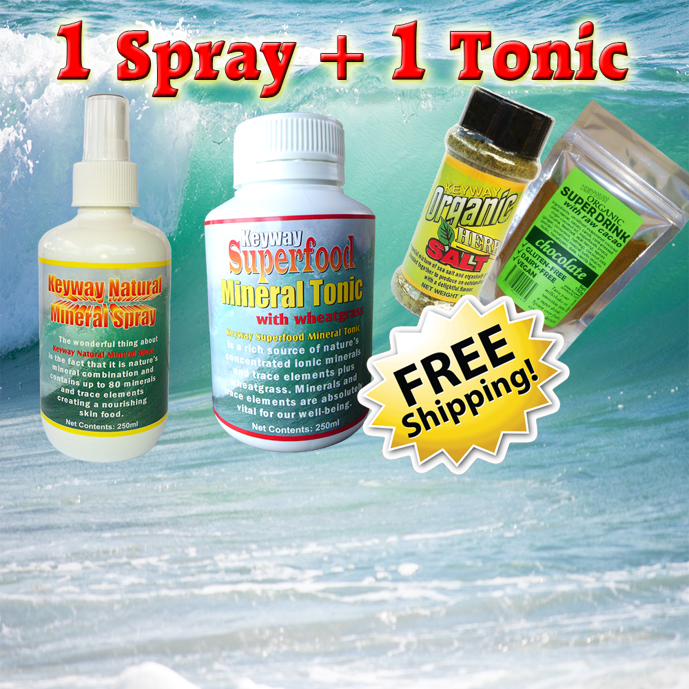 Keyway Natural Mineral Spray & Tonic - FREE SHIPPING!